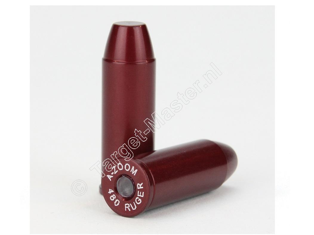 A-Zoom SNAP-CAPS .480 Ruger Safety Training Rounds package of 6.
